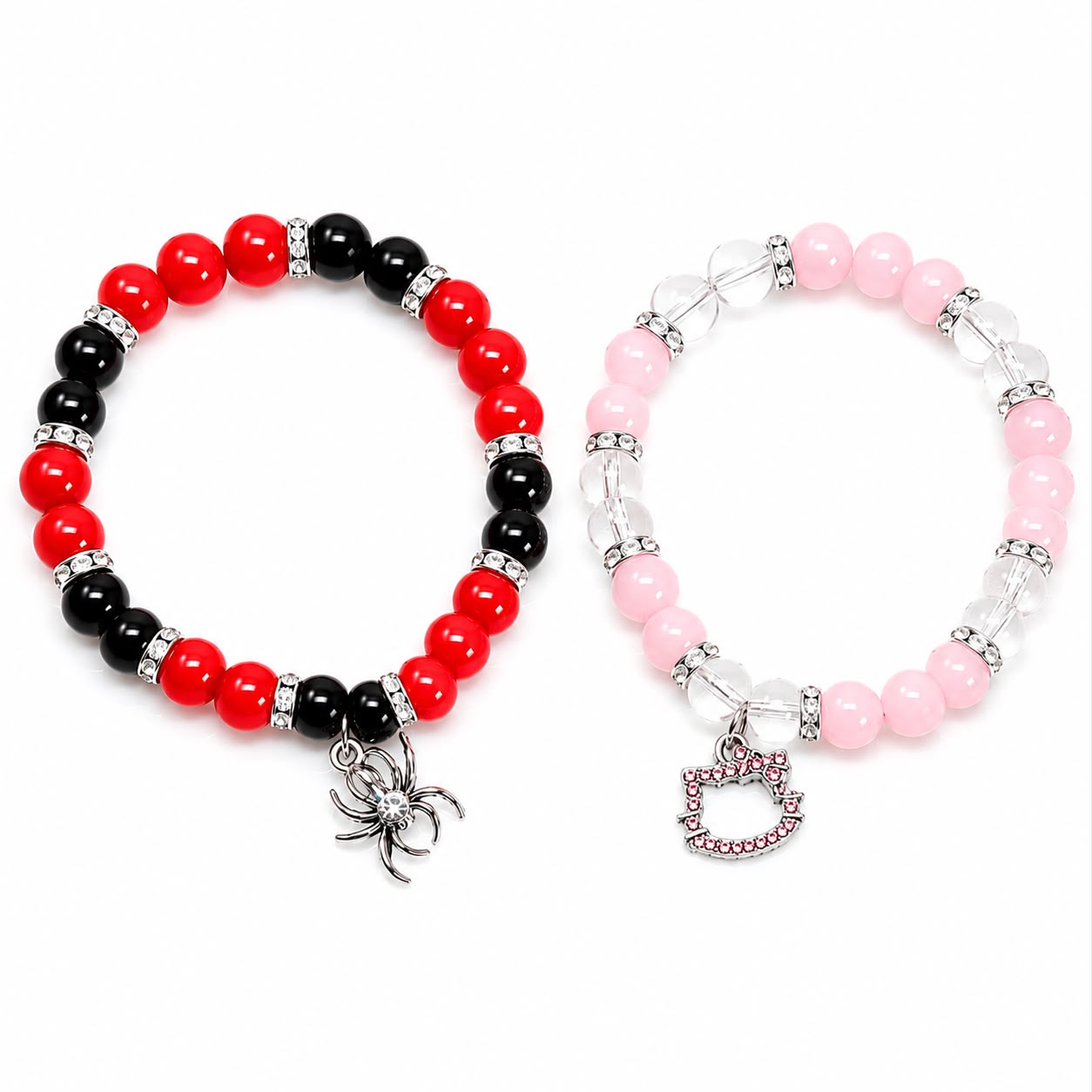 Kitty Spidey bracelet - Thecharmingcharms09