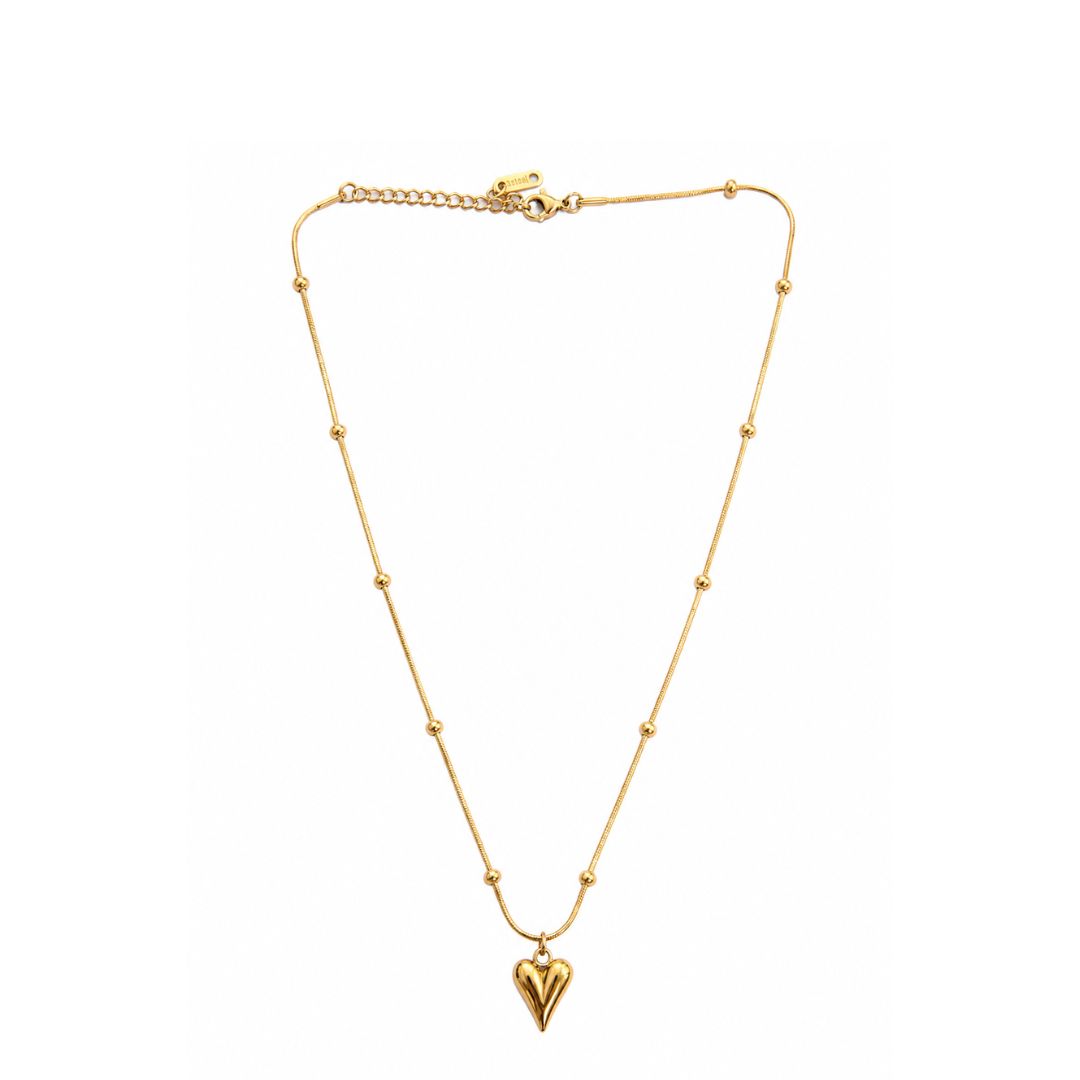 Heart Chain Anti Tarnish - Thecharmingcharms09