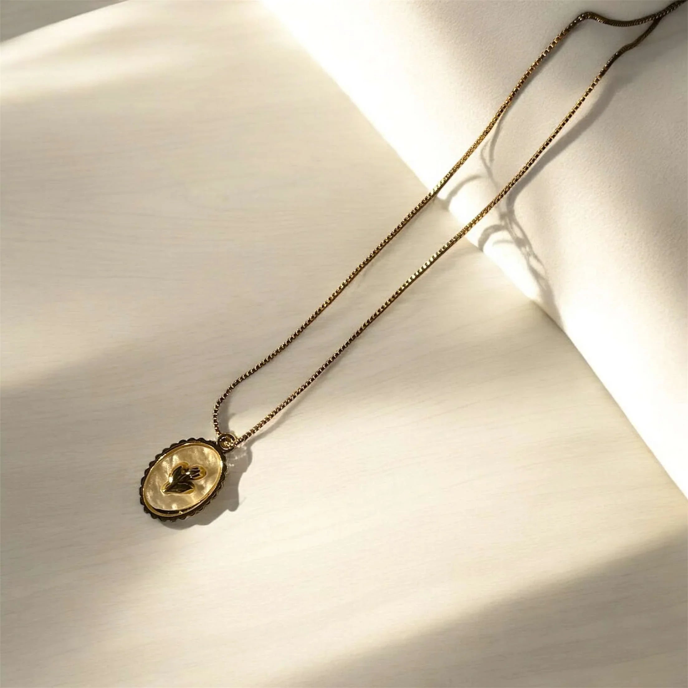 White Tulip Chain - Thecharmingcharms09