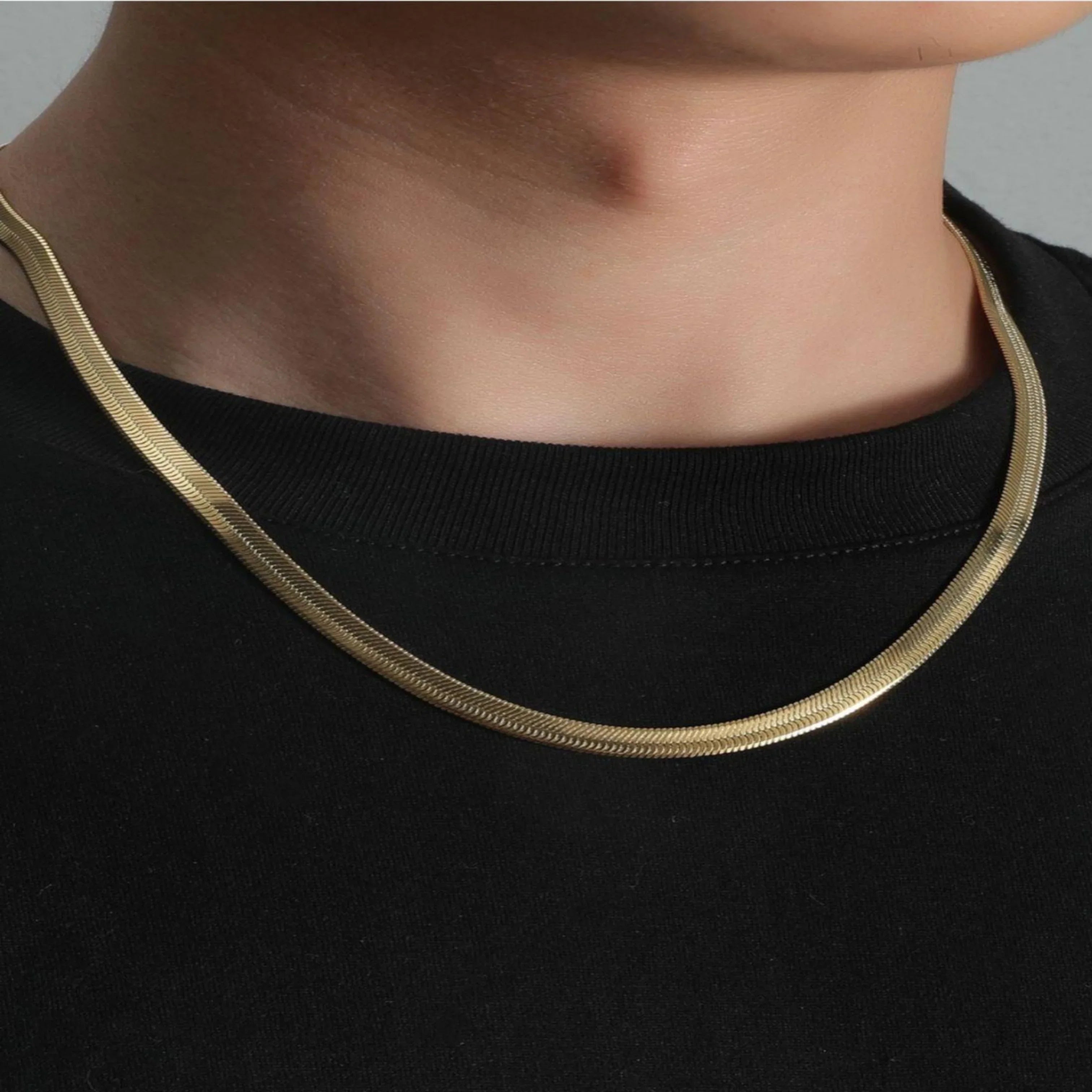 Silver  Snake Chain (Gold)- Thecharmingcharms09