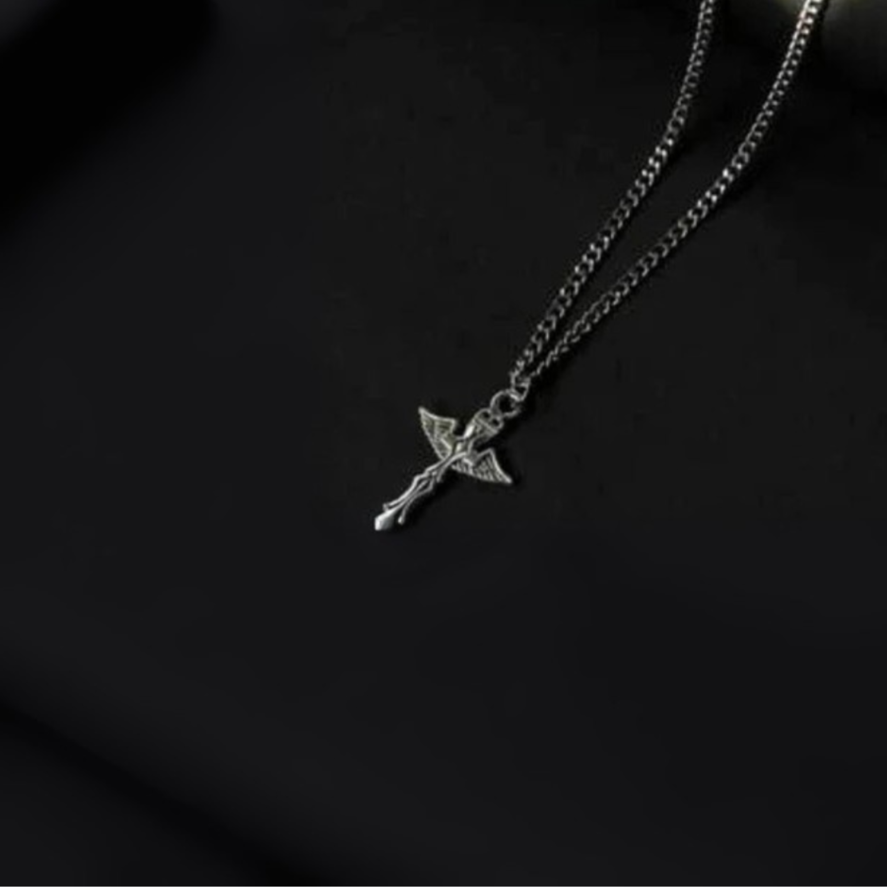 Angelic Cross Pendant Chain